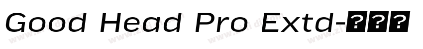 Good Head Pro Extd字体转换 Good Head Pro Extd字体转换